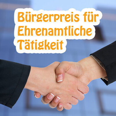 Bürgerpreis für Ehrenamtliche Tätigkeit